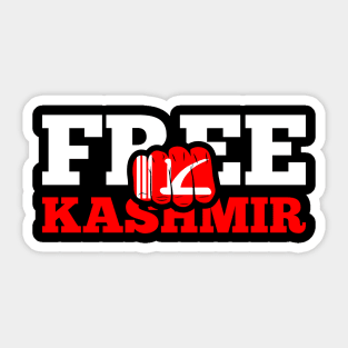 Free Kashmir - Straight Outta Kashmir, Kashmiri Lives Matter Sticker